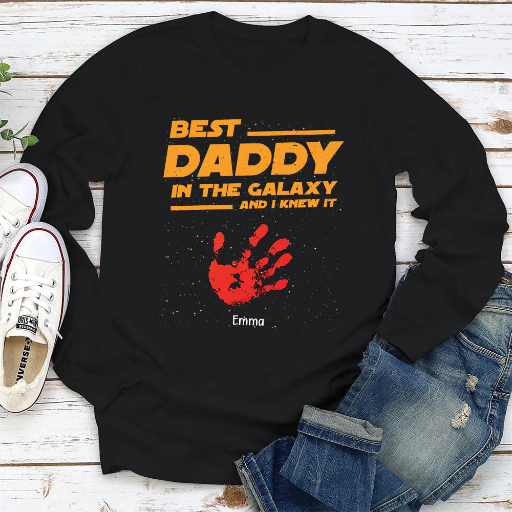 Best Dad In The Galaxy - Personalized Custom Shirt - Image 5