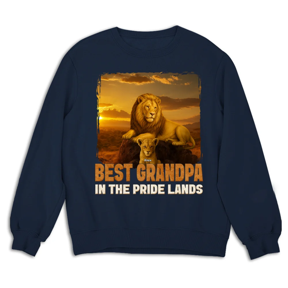 Best Dad In The Pride Lands - Personalized Custom Shirt - Image 15