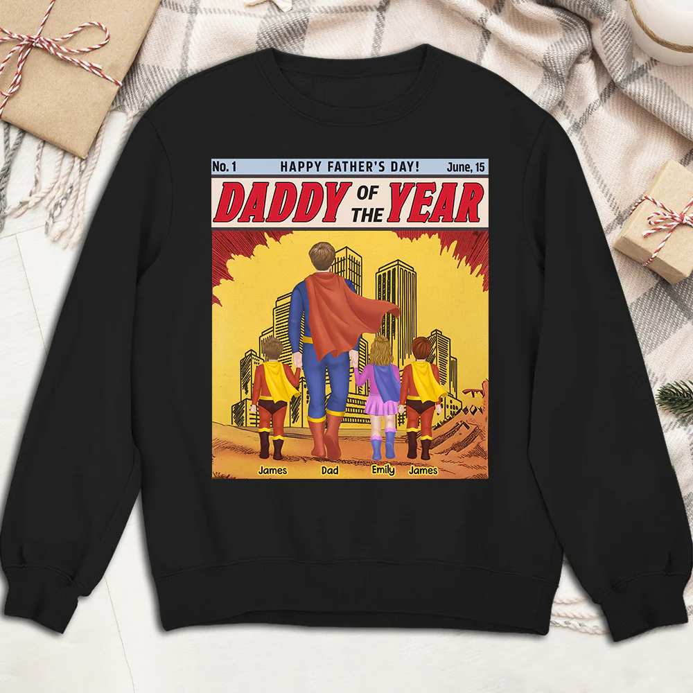  Best Dad In The Universe- Personalized Custom Shirt - Image 11