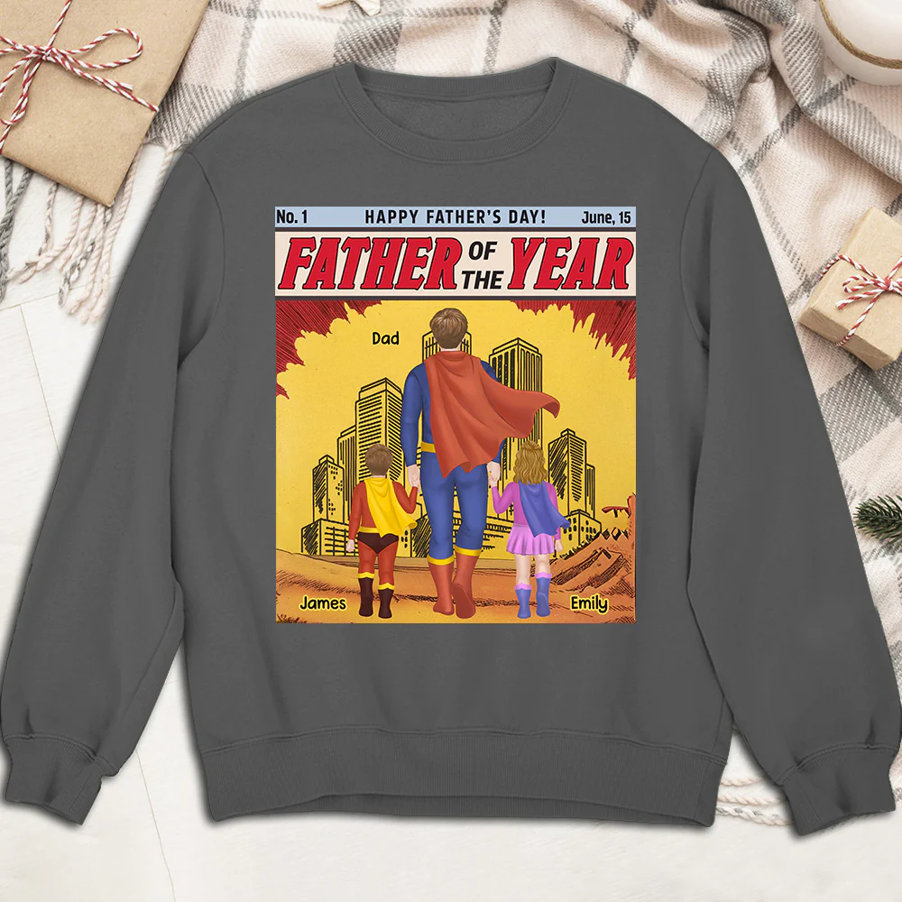  Best Dad In The Universe- Personalized Custom Shirt - Image 12