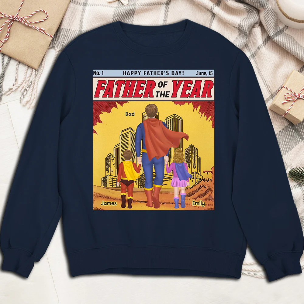  Best Dad In The Universe- Personalized Custom Shirt - Image 13