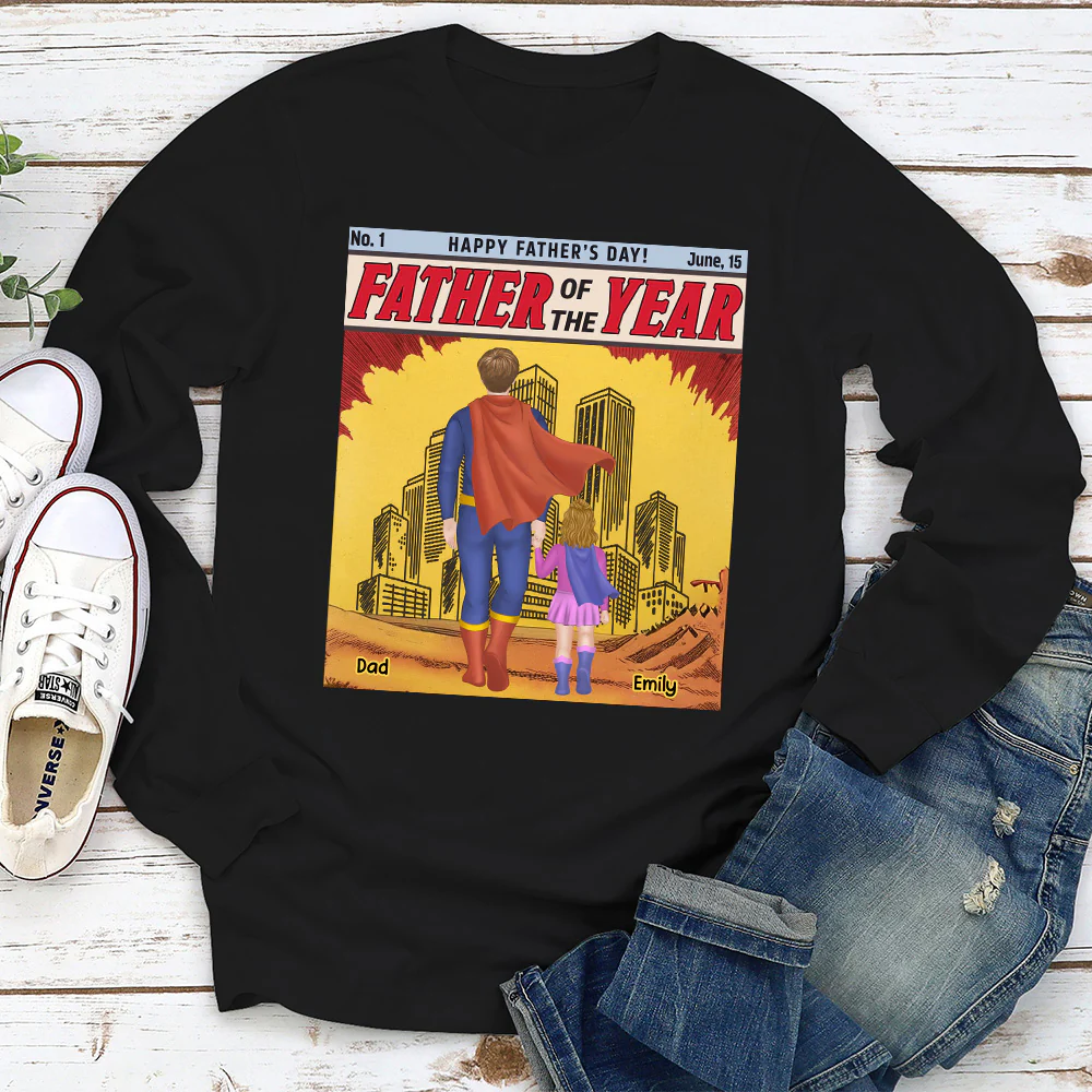  Best Dad In The Universe- Personalized Custom Shirt - Image 7