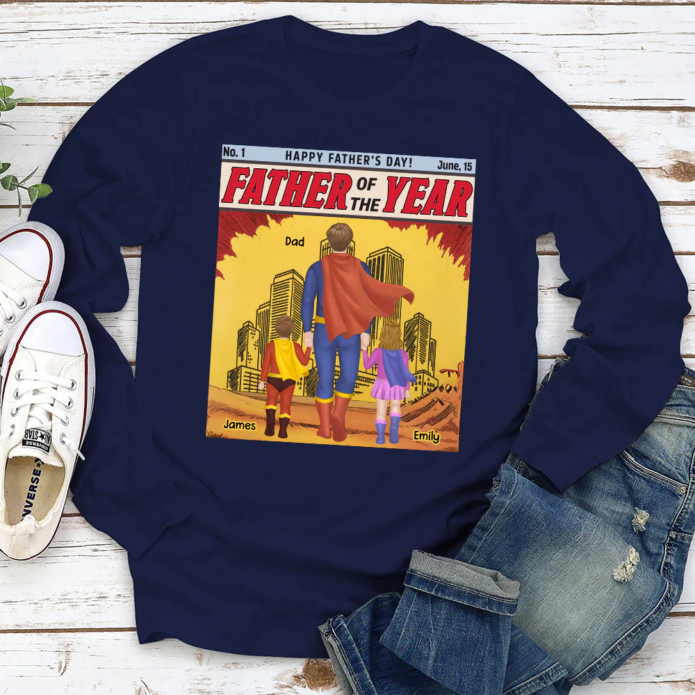  Best Dad In The Universe- Personalized Custom Shirt - Image 9