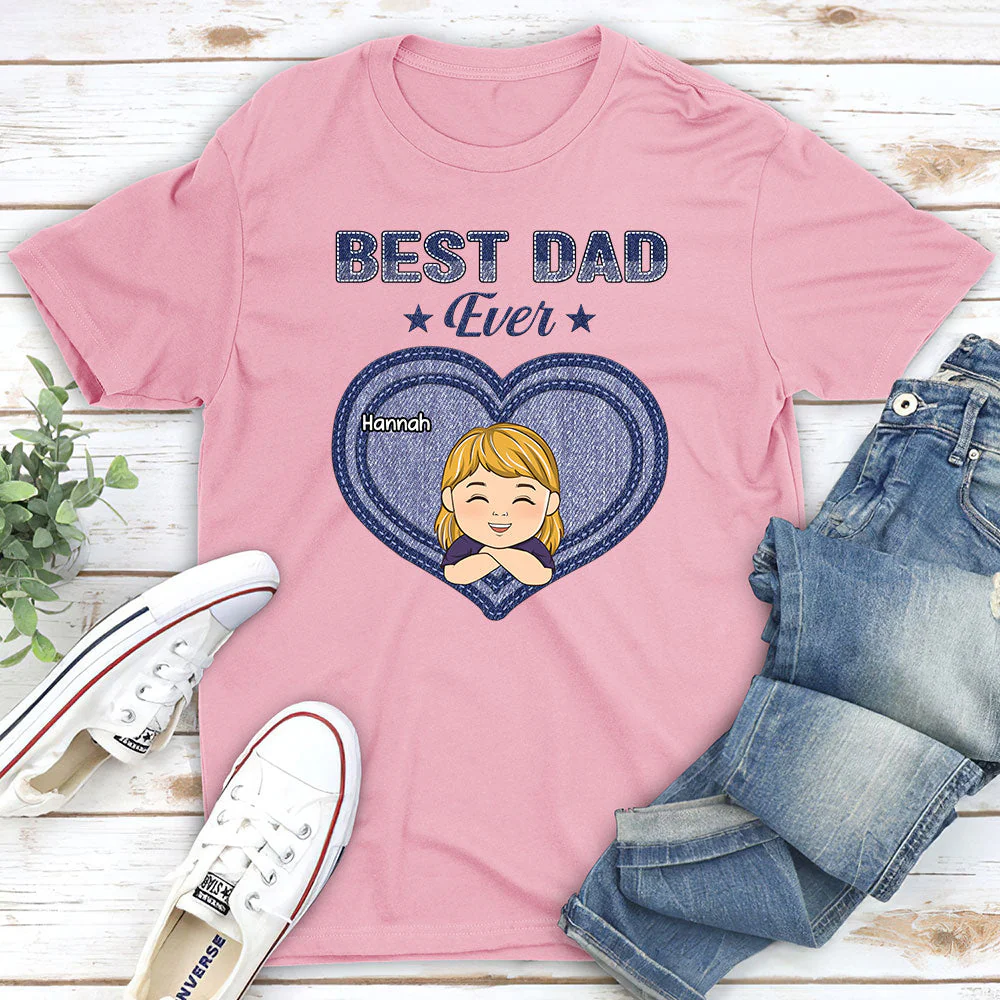 Best Dad Papa Ever - Personalized Custom Shirt - Image 5