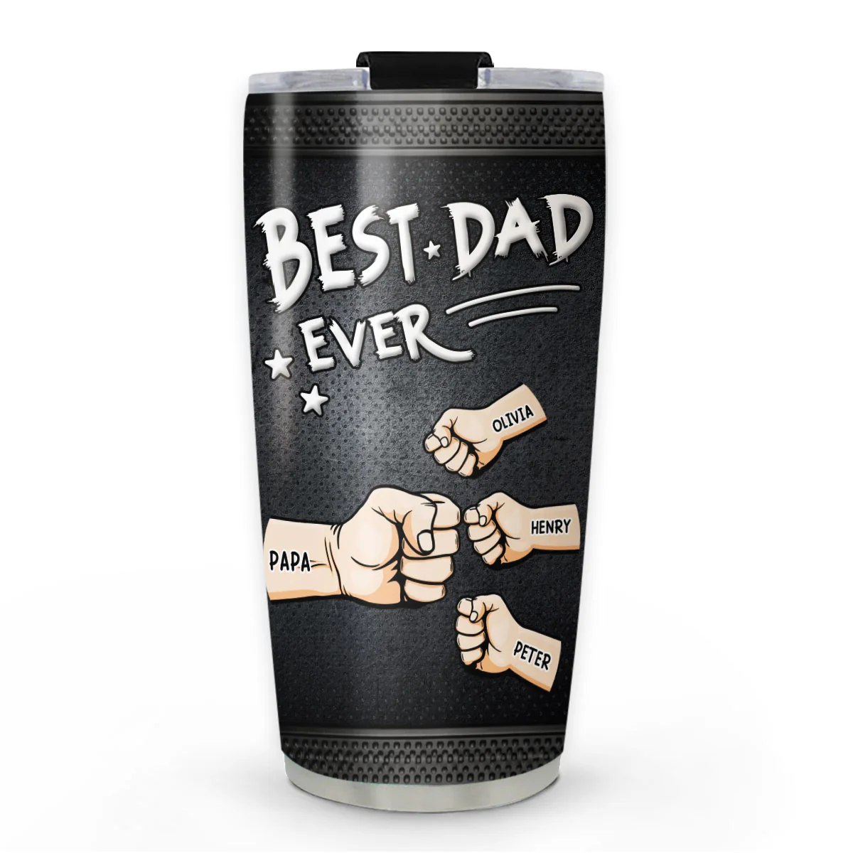 Best Dad - Personalized Custom 3D Inflated Effect Tumbler