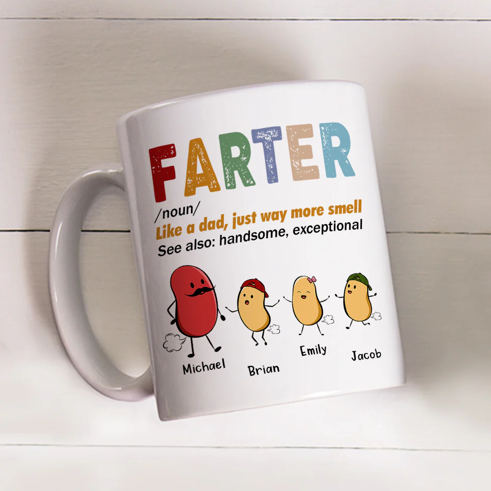 Best Farter Ever - Personalized Custom Coffee Mug - Image 4