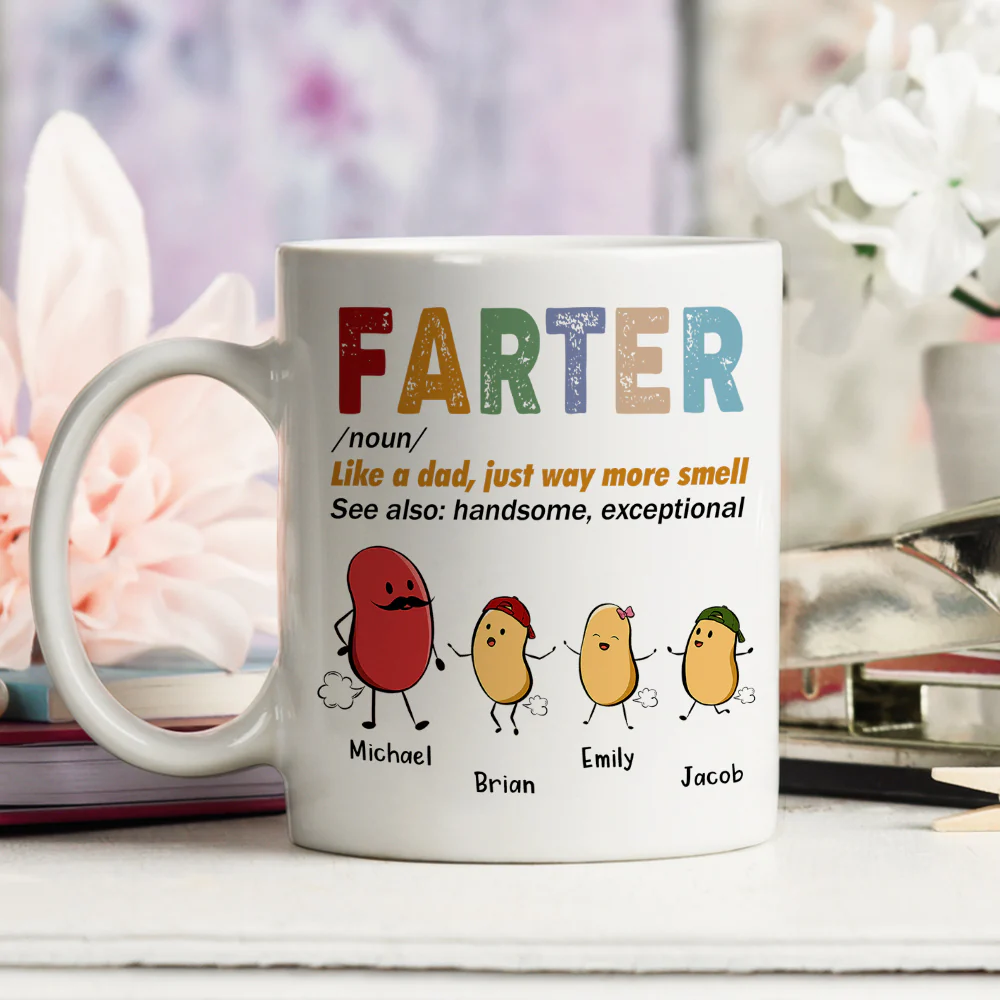 Best Farter Ever - Personalized Custom Coffee Mug - Image 5