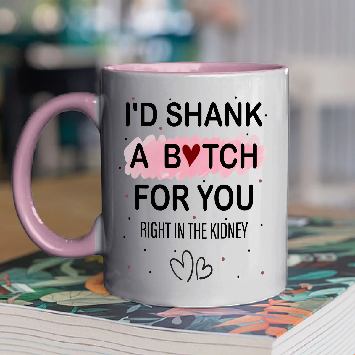 Best Friend Ever - Personalized Custom Accent Mug - Image 2