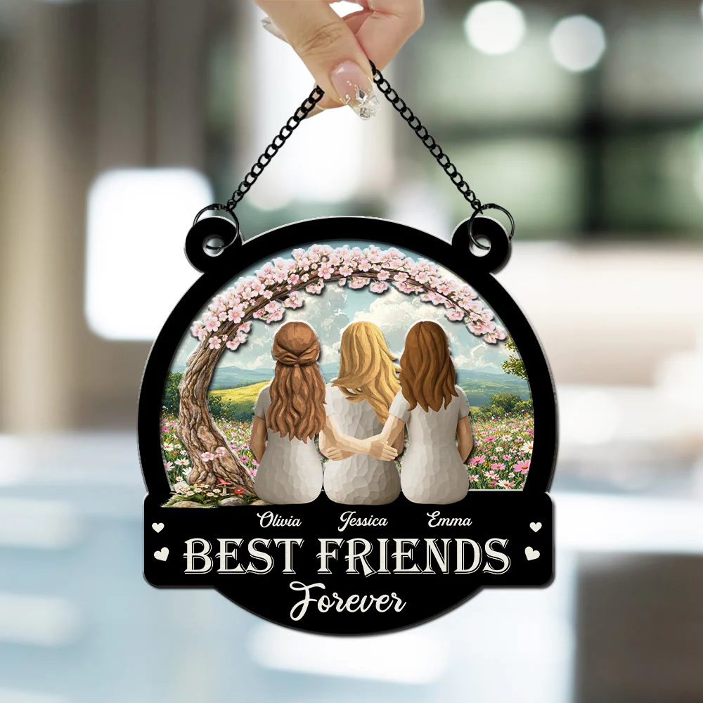 Best Friends - Personalized Custom Suncatcher - Image 4