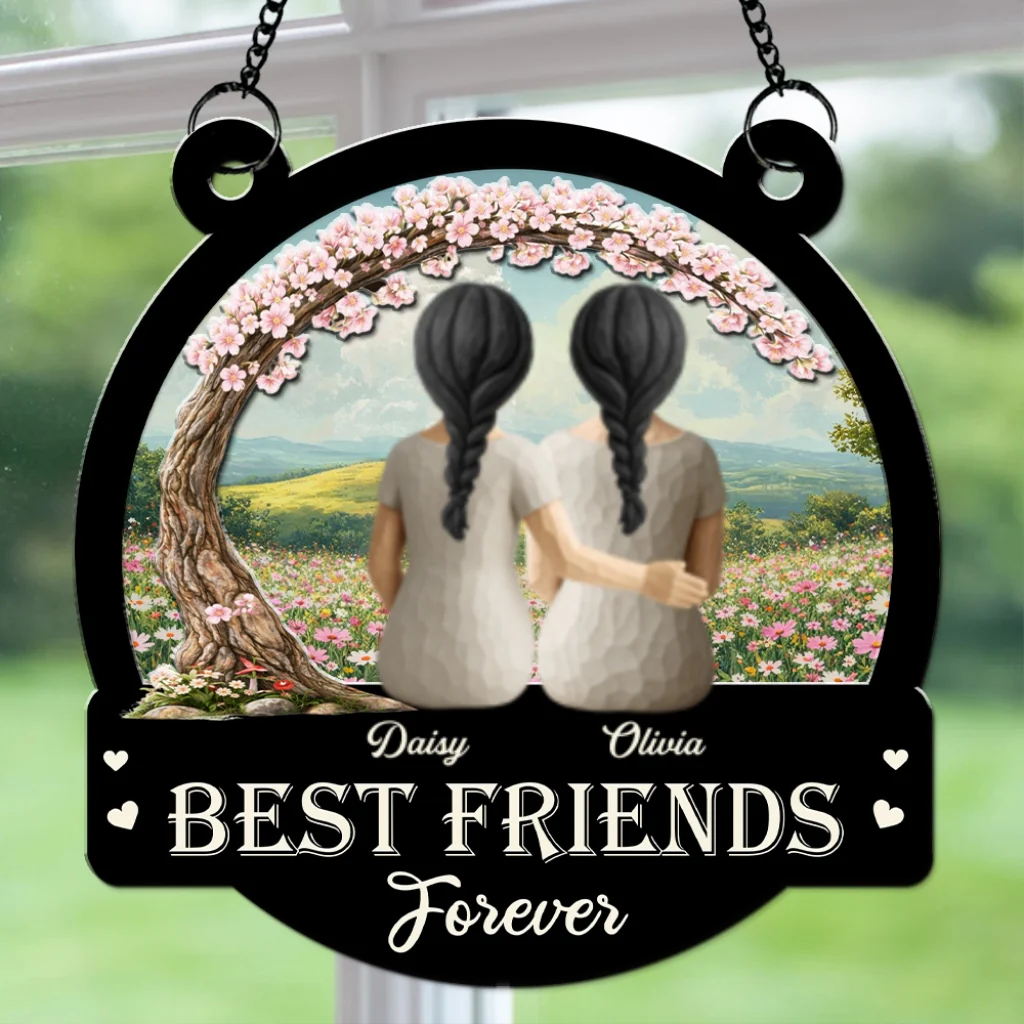 Best Friends - Personalized Custom Suncatcher - Image 6