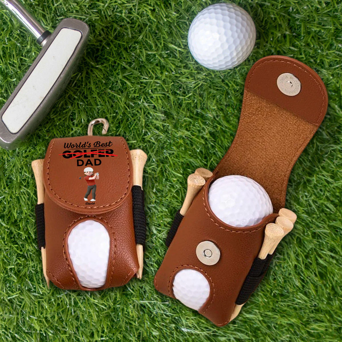 Best Golfer - Personalized Custom Golf Ball Bag - Image 2