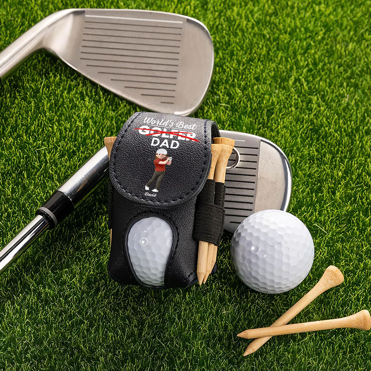 Best Golfer - Personalized Custom Golf Ball Bag - Image 3