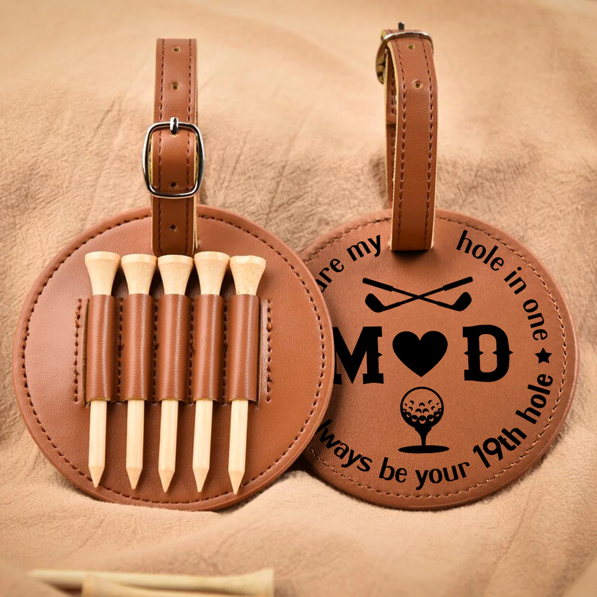 Best Golfer - Personalized Custom Golf Tee Bag - Image 4