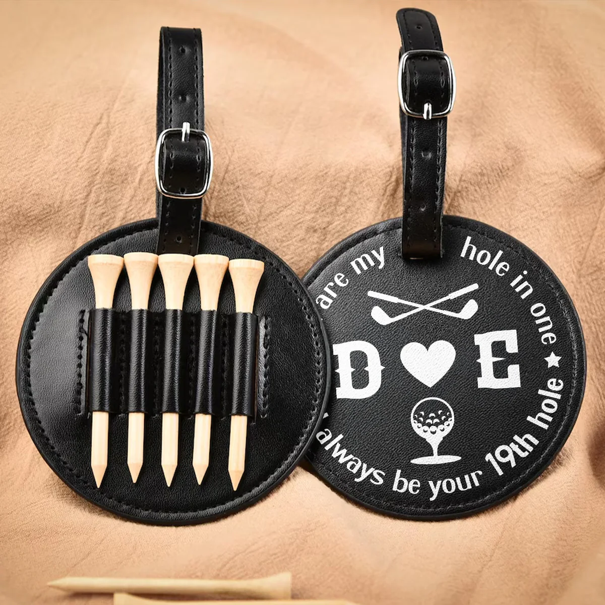 Best Golfer - Personalized Custom Golf Tee Bag - Image 5