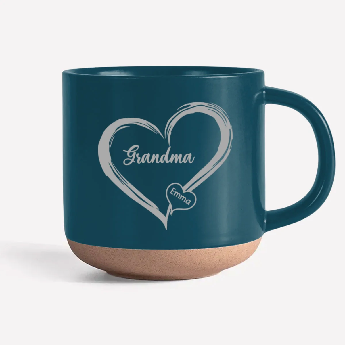Best Grandma Ever - Personalized Custom Engraved Pottery Mug - Image 5
