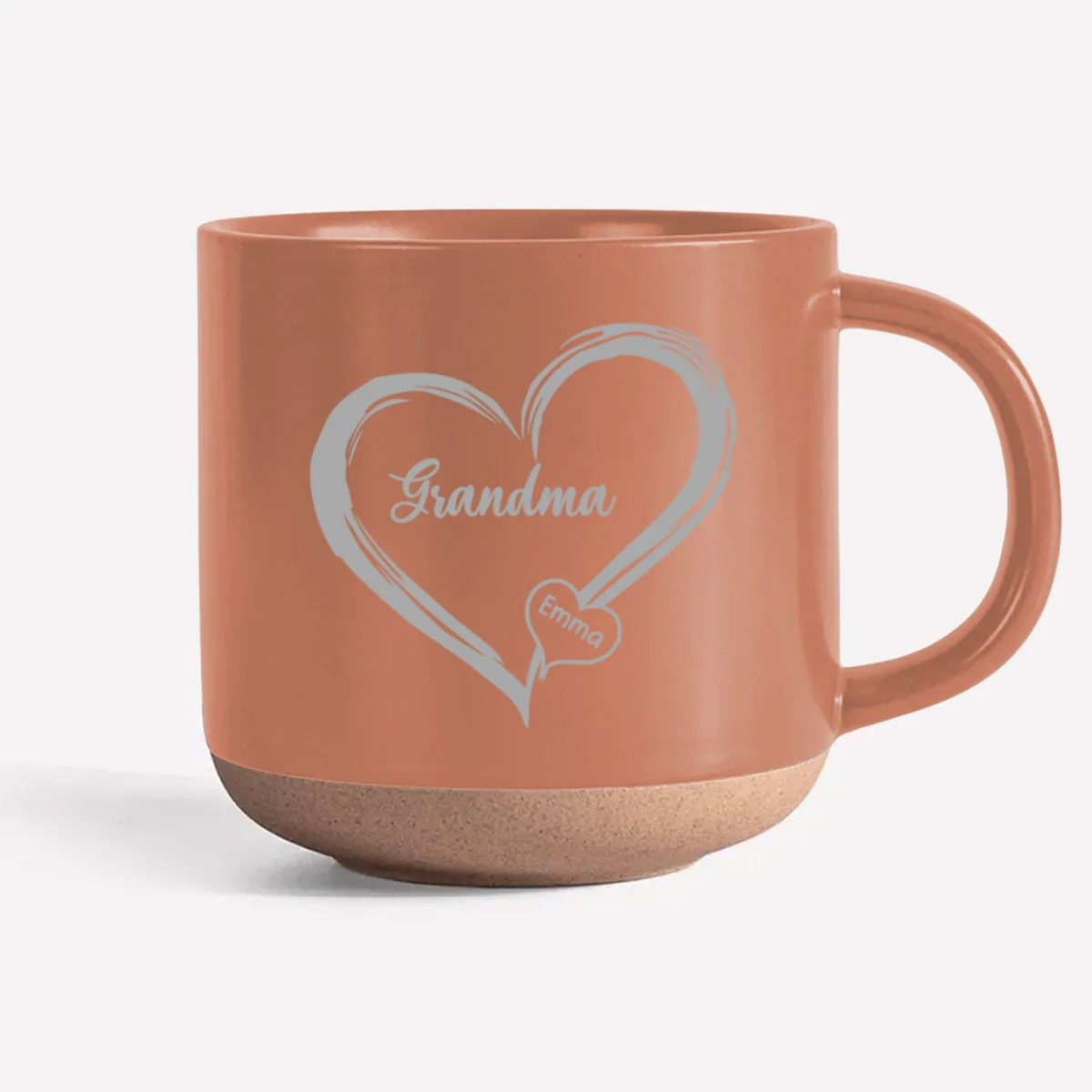 Best Grandma Ever - Personalized Custom Engraved Pottery Mug - Image 7