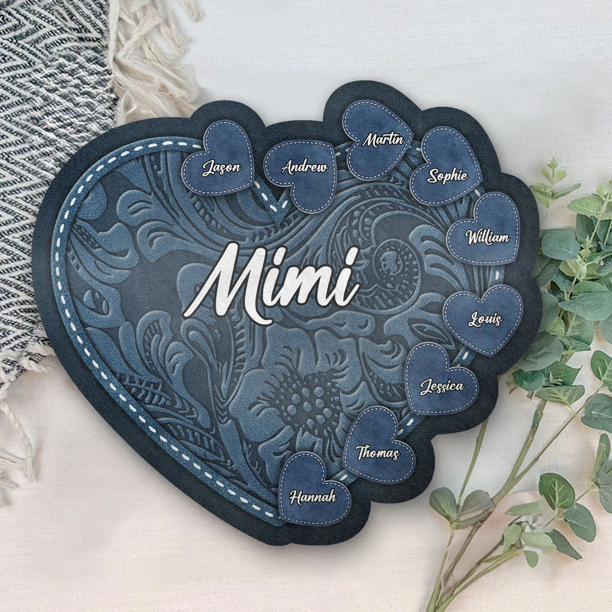 Best Grandma Ever - Personalized Custom Shaped Pillow - Image 3