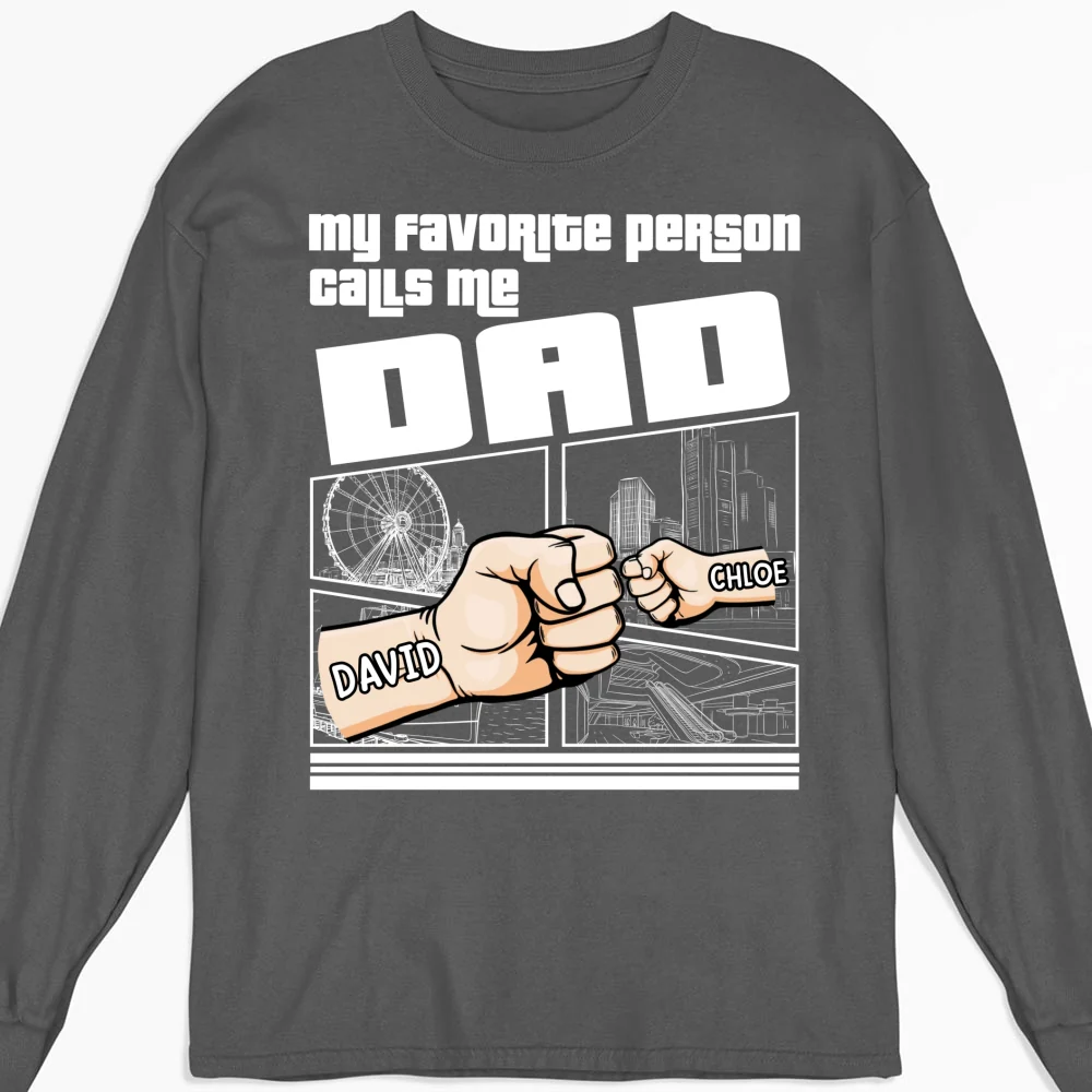 Best Grandpa Ever - Personalized Custom Shirt - Image 14