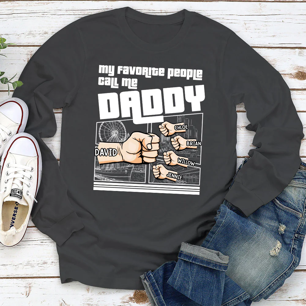 Best Grandpa Ever - Personalized Custom Shirt - Image 8