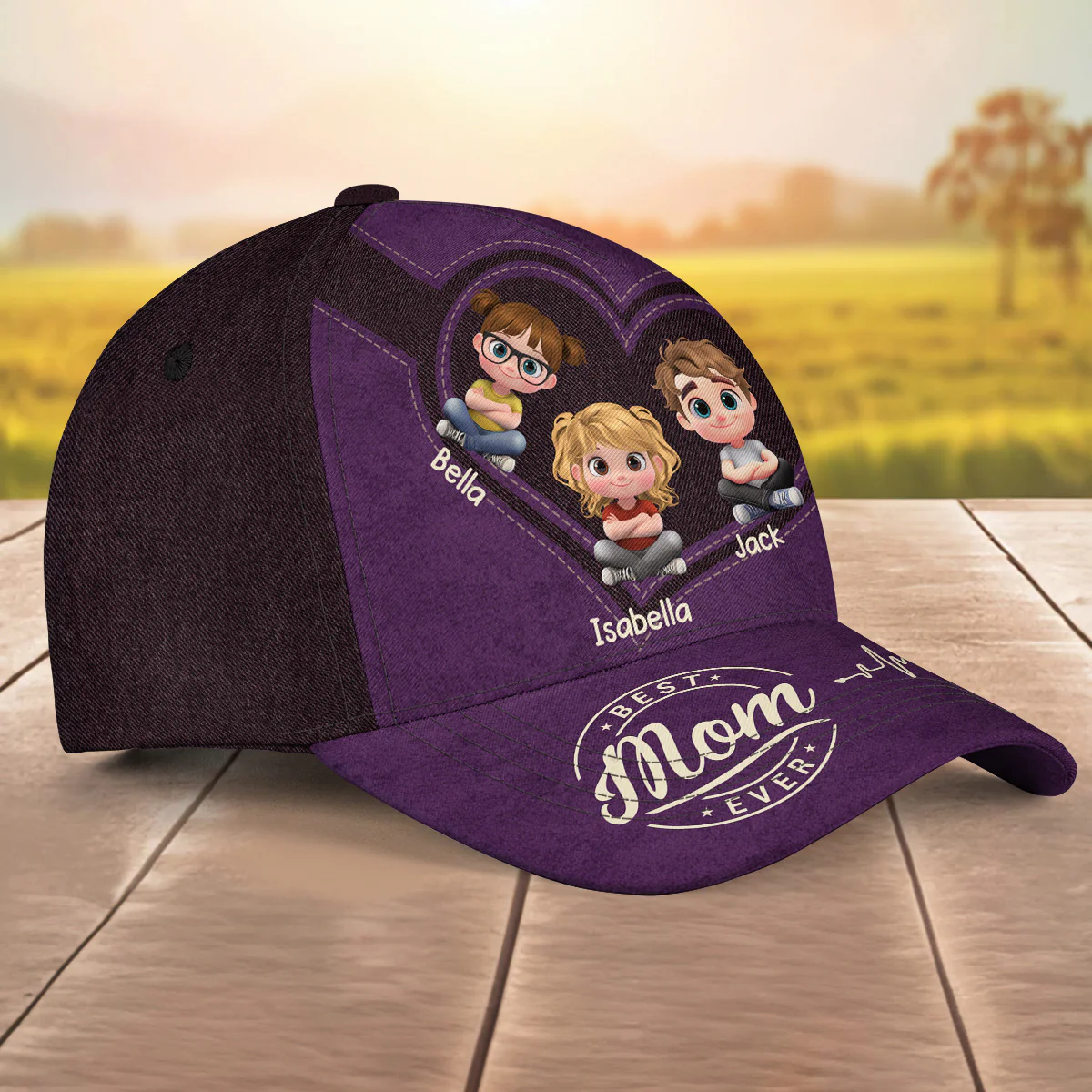 Best Mom Always Loving And Strong - Personalized Custom Classic Cap - Image 3