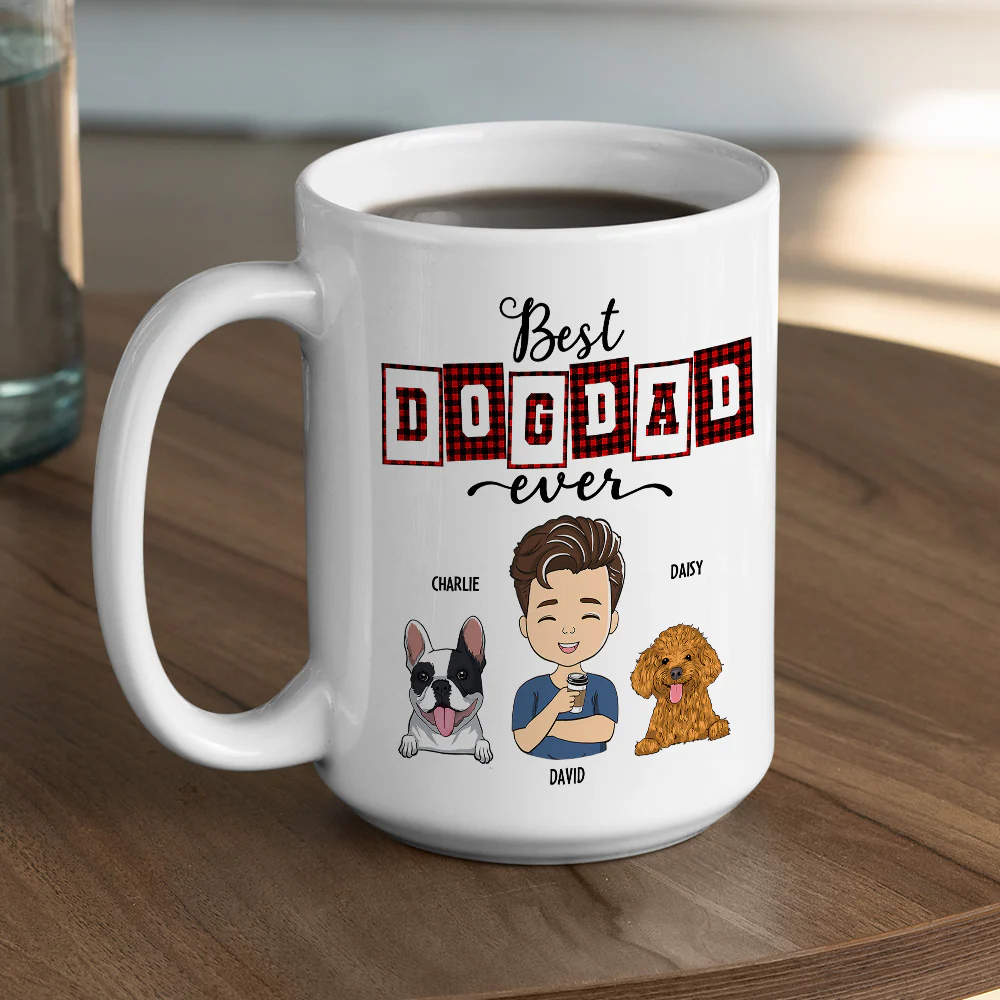 Best Mom Dad Of The Year - Personalized Custom Coffee Mug - Image 7