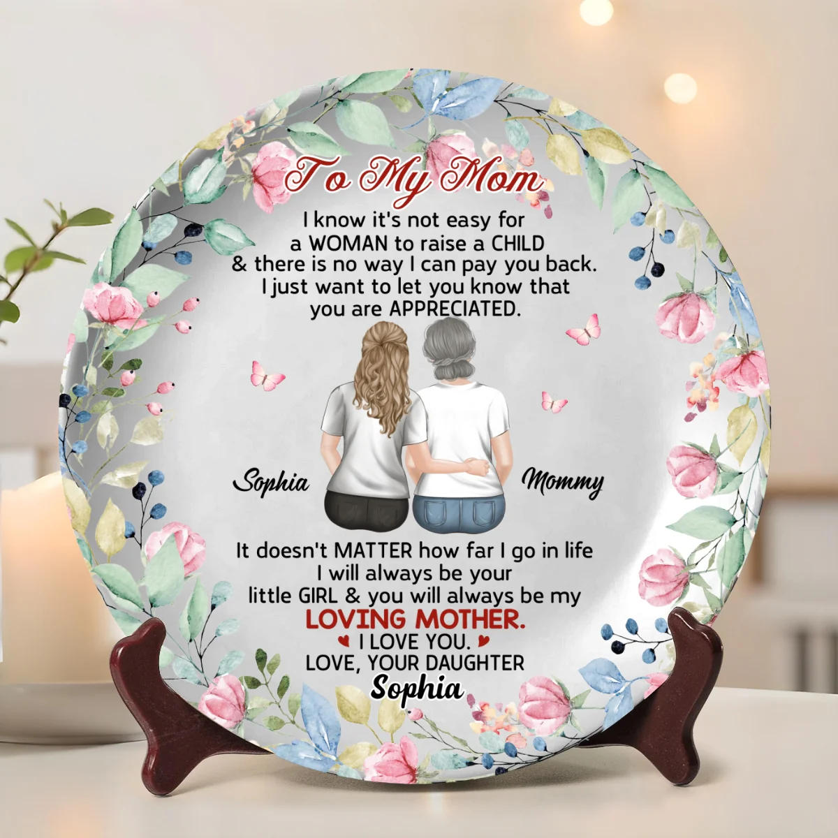 Best Mom Ever - Personalized Custom Plate - Image 6