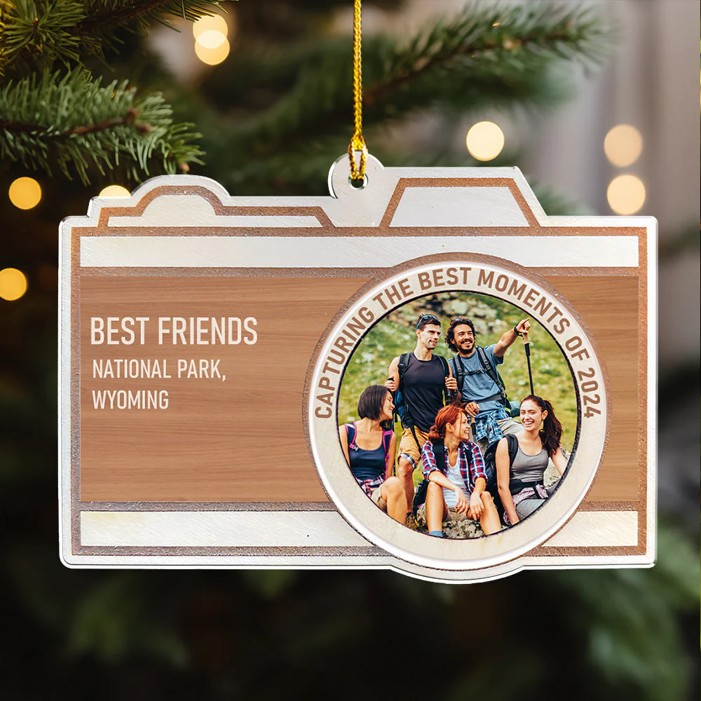 Best Moments - Personalized Custom Acrylic Ornament - Image 3