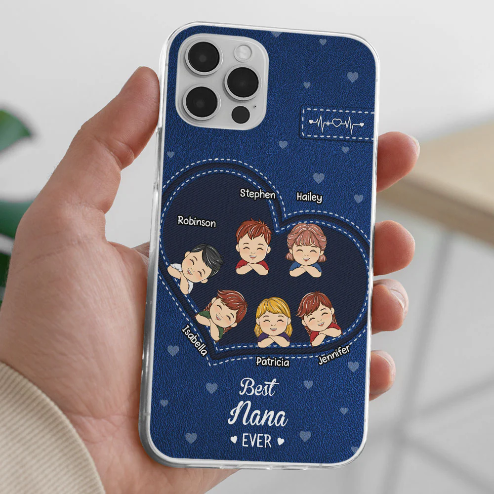 Best Nana Ever - Personalized Custom Phone Case - Image 5