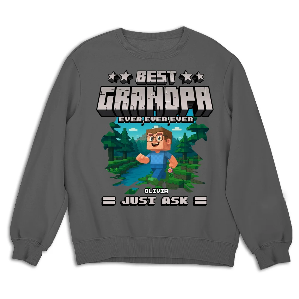 Best Papa Ever Ever - Personalized Custom Shirt - Image 16
