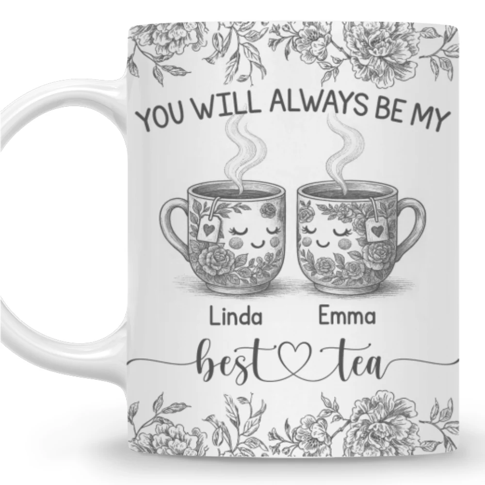 Best Tea In The World - Personalized Custom Coffee Mug - Image 8