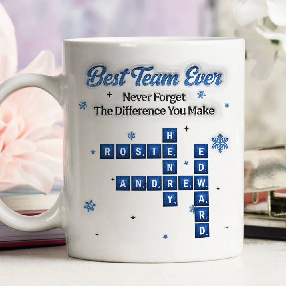 Best Team Ever 2025 - Personalized Custom 3D Inflated Effect Mug - Image 2