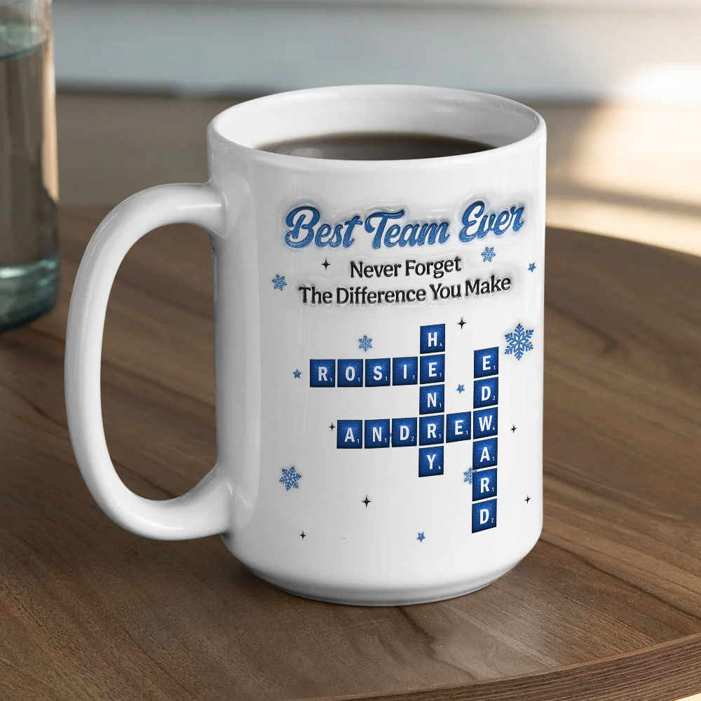 Best Team Ever 2025 - Personalized Custom 3D Inflated Effect Mug - Image 5