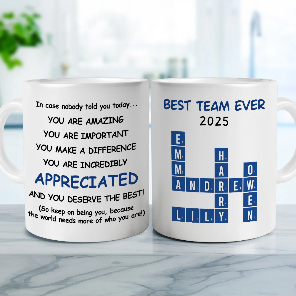 Best Team Ever 2025 - Personalized Custom Coffee Mug - Image 2