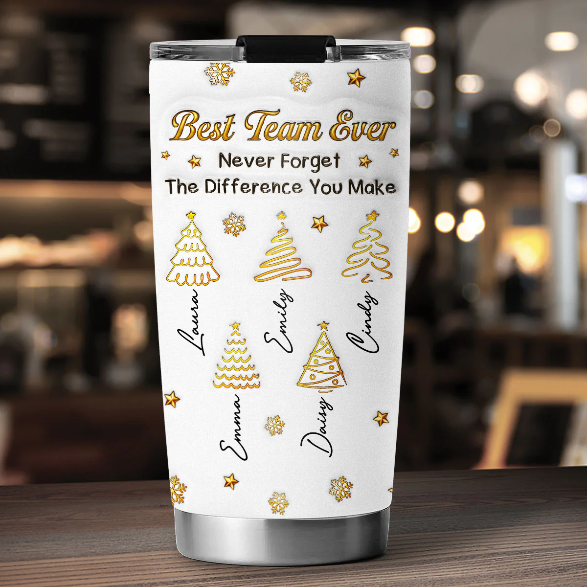 Best Team - Personalized Custom Tumbler - Image 2