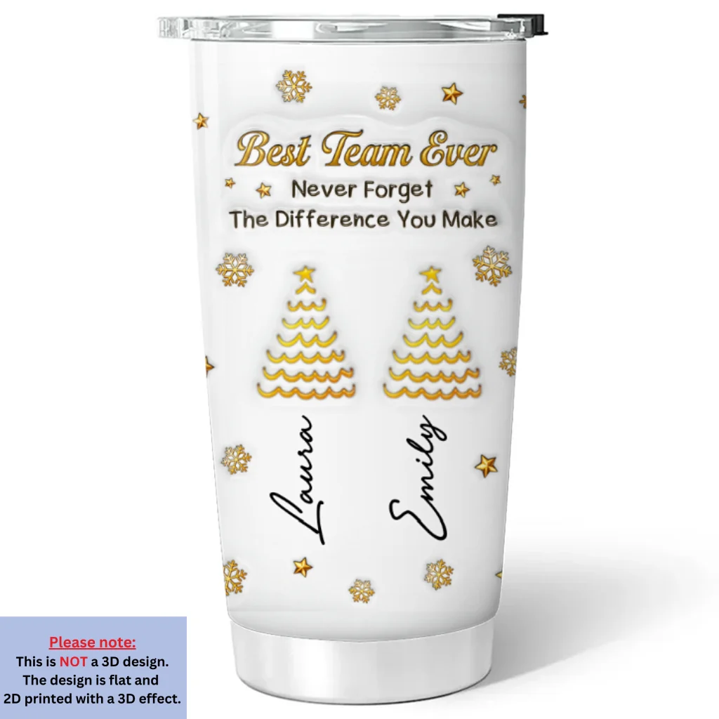 Best Team - Personalized Custom Tumbler - Image 5