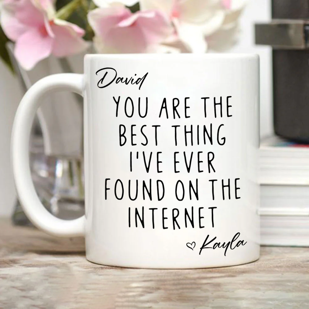 Best Thing I Ever Found - Personalized Custom Coffee Mug - Image 2