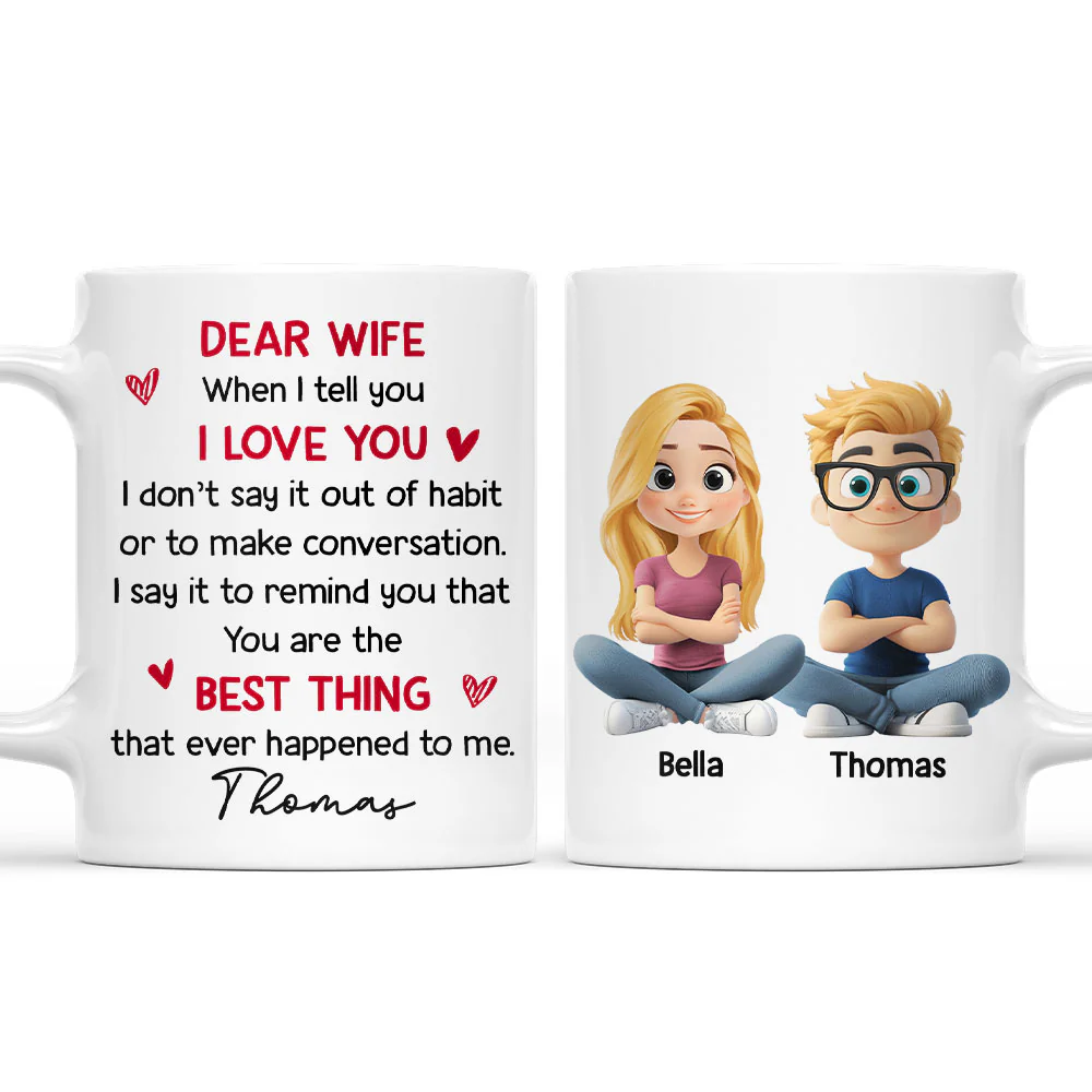 Best Thing That Happened To Me - Personalized Custom Coffee Mug