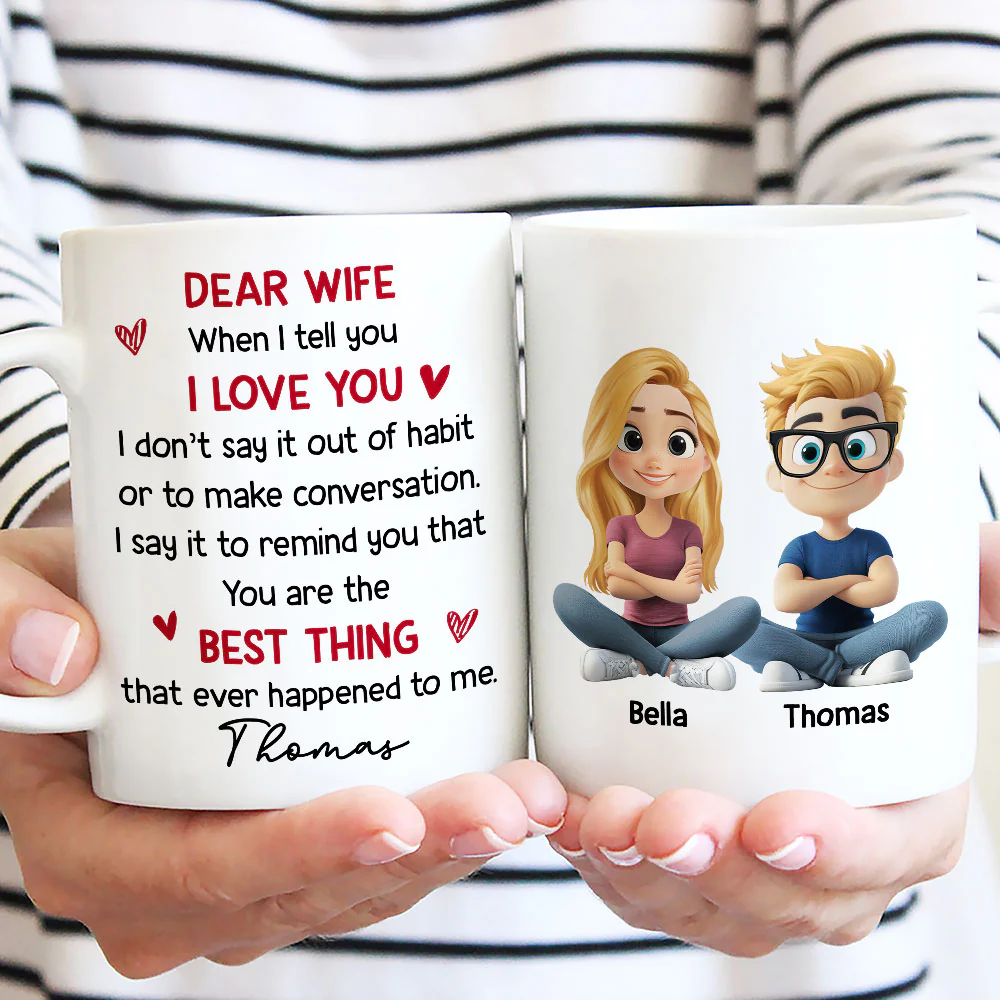 Best Thing That Happened To Me - Personalized Custom Coffee Mug - Image 2