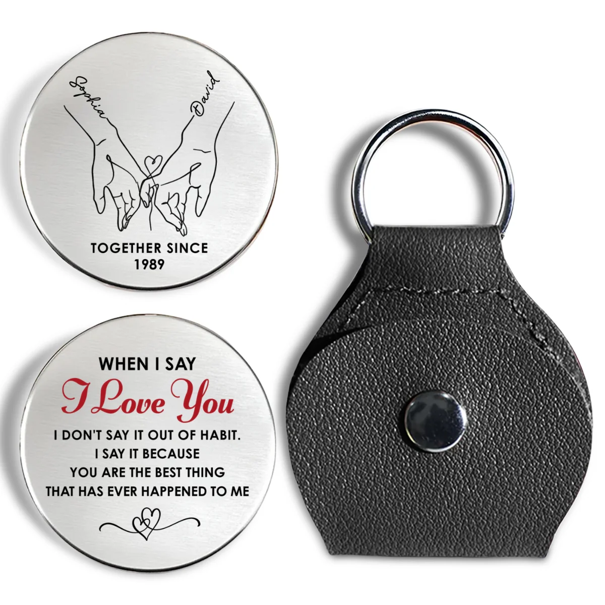 Best Thing To Me - Personalized Custom Pocket Hug - Image 7