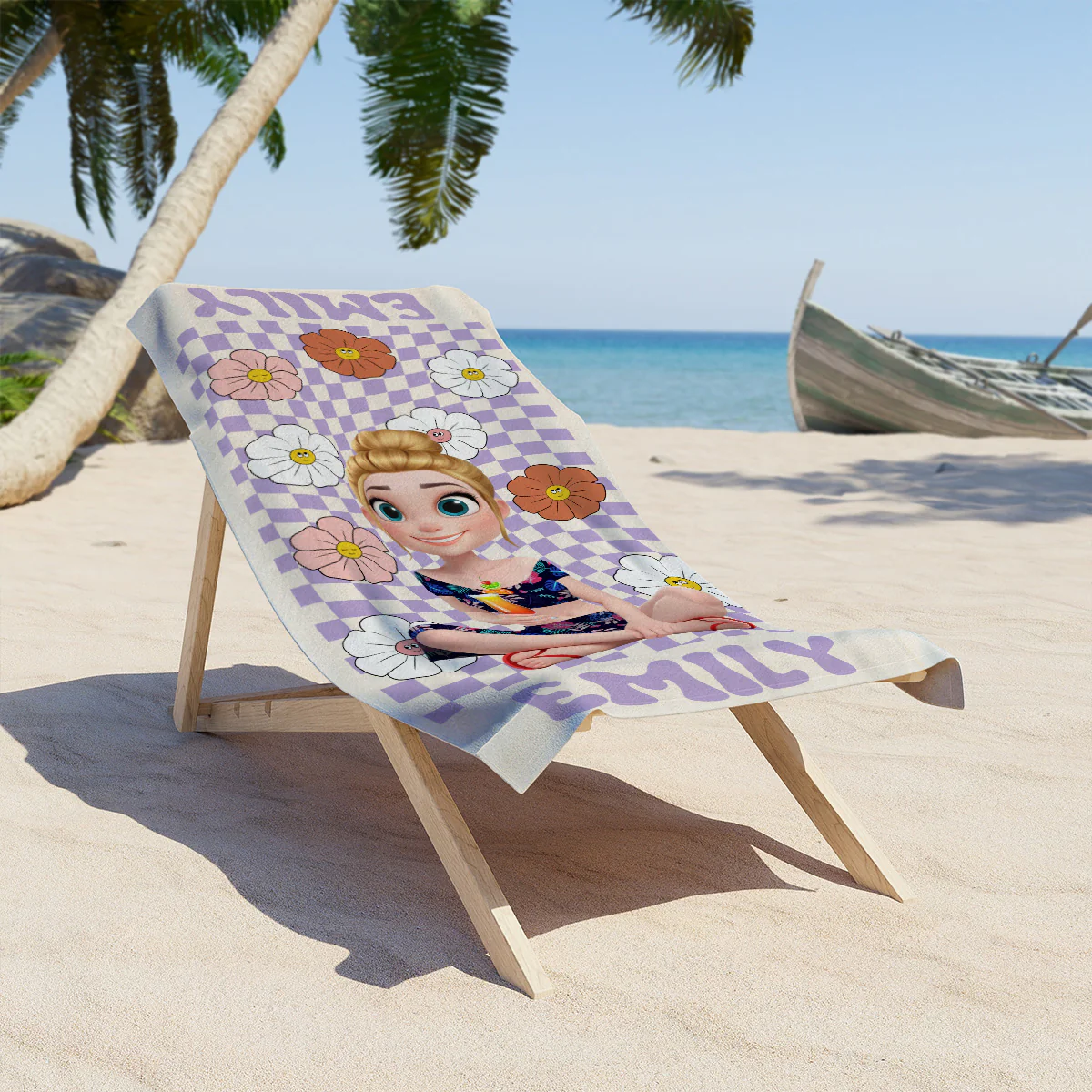 Best Trip Ever - Personalized Custom Beach Towel - Image 4