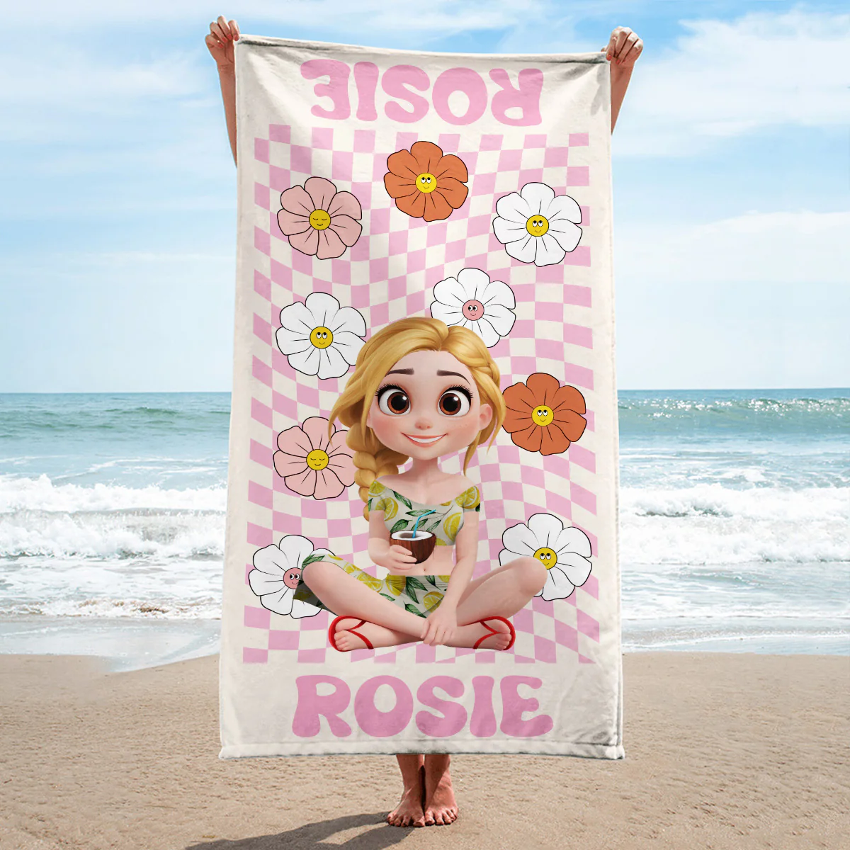 Best Trip Ever - Personalized Custom Beach Towel - Image 5