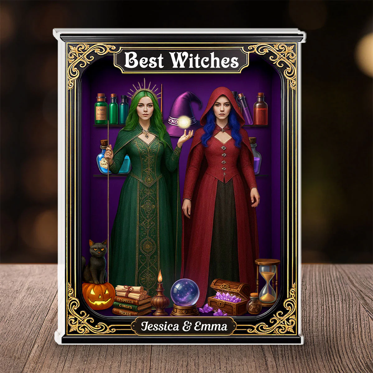 Best Witches - Personalized Custom Acrylic Plaque - Image 2
