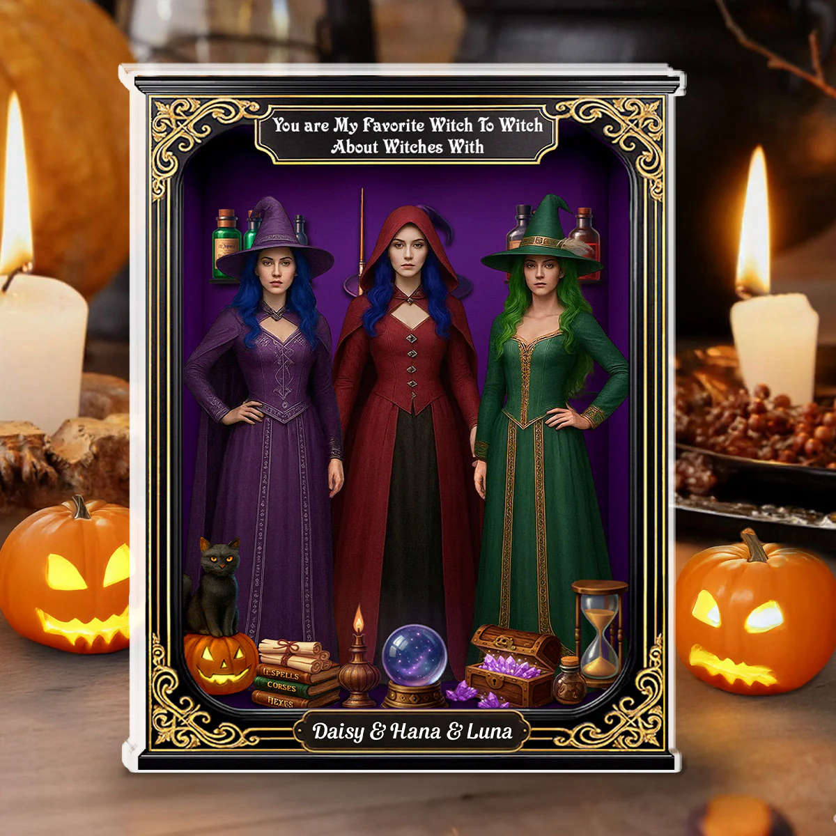 Best Witches - Personalized Custom Acrylic Plaque - Image 3