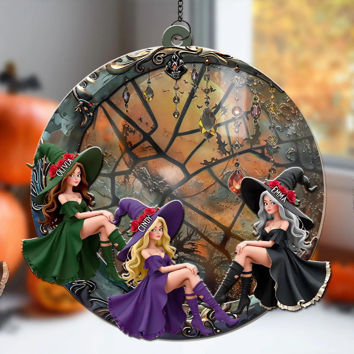 Best Witches - Personalized Custom Suncatcher - Image 4