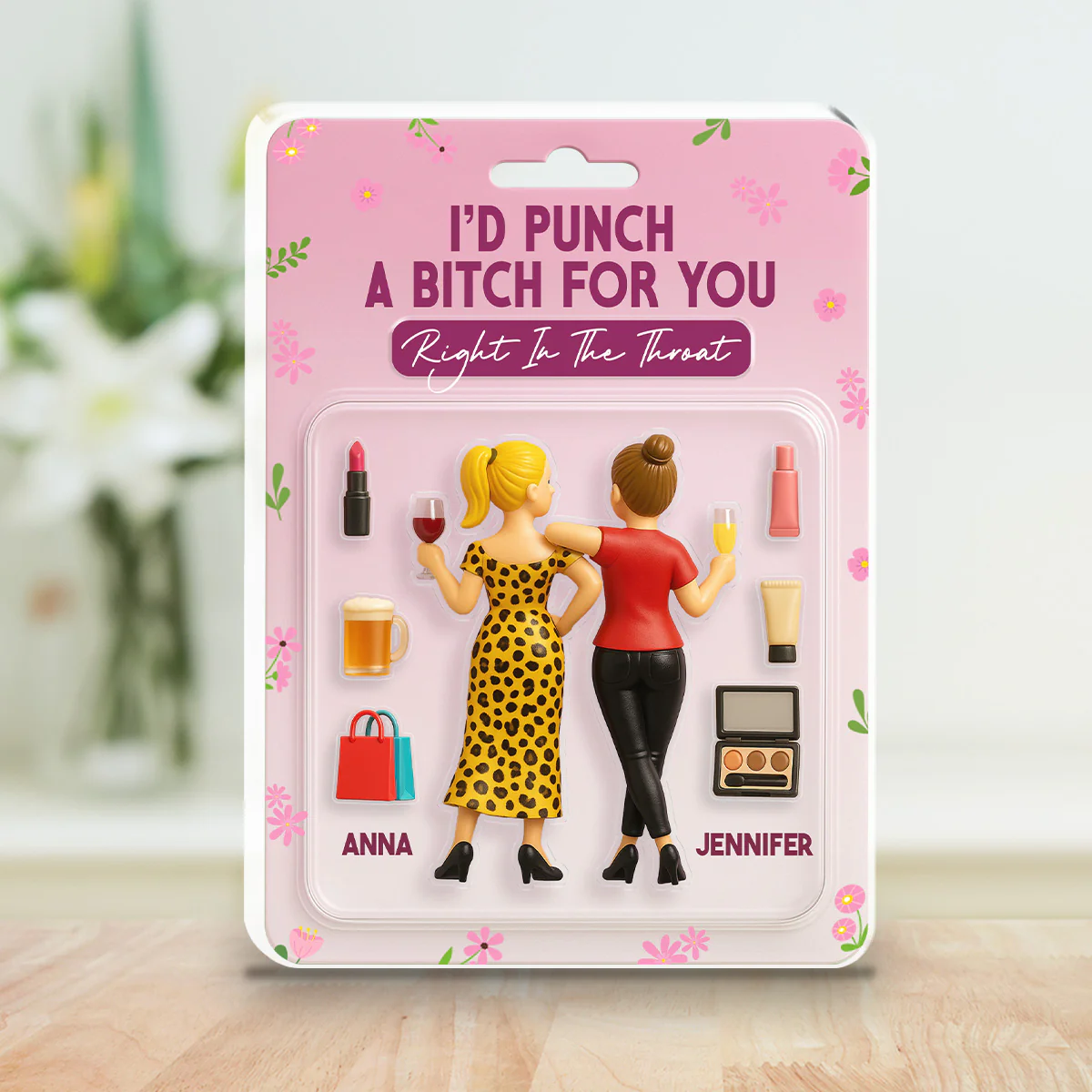 Bestie Always And Forever - Personalized Custom Acrylic Plaque - Image 2