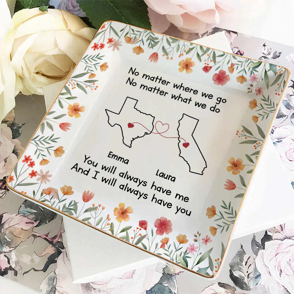 Bestie Always Have You 2 - Personalized Custom Jewelry Dish - Image 4