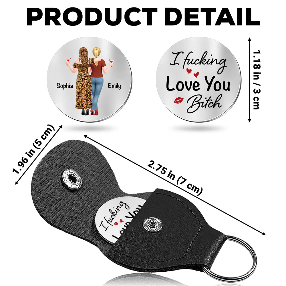 Bestie For Life - Personalized Custom Pocket Hug - Image 6