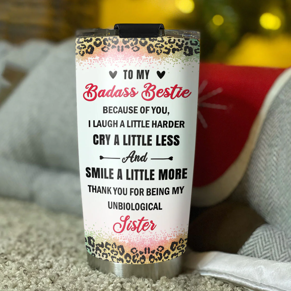 Bestie For Life - Personalized Custom Tumbler - Image 4