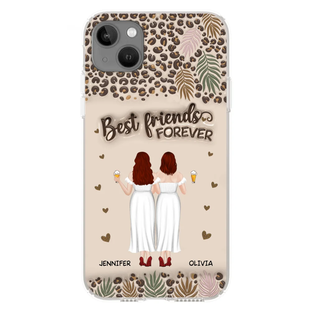 Bestie Forever - Personalized Custom 3D Inflated Effect Phone Case - Image 13