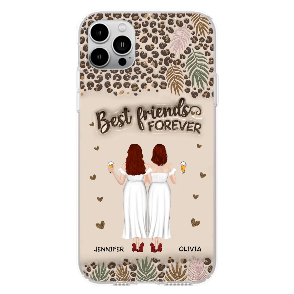 Bestie Forever - Personalized Custom 3D Inflated Effect Phone Case - Image 15